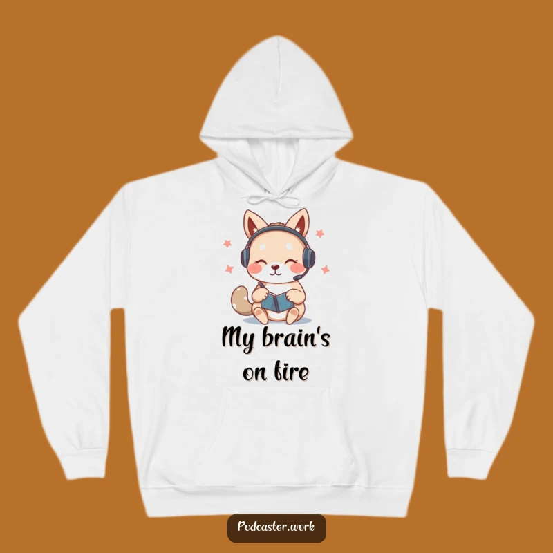 Funny Busy Animal Note-Taker Hoodie: Cozy & Focused Worker Gift