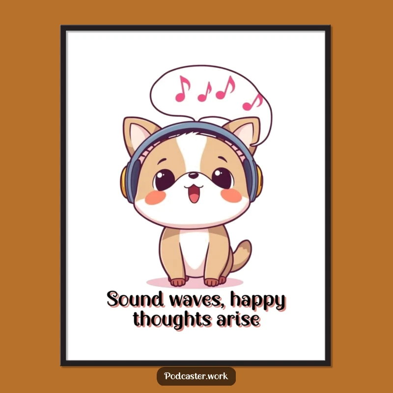 Funny Free Printable Wall Art: Surprised Animal's Musical Masterpiece!